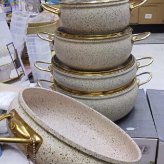 9pcs Granite Coating Kitchen Cookware Set