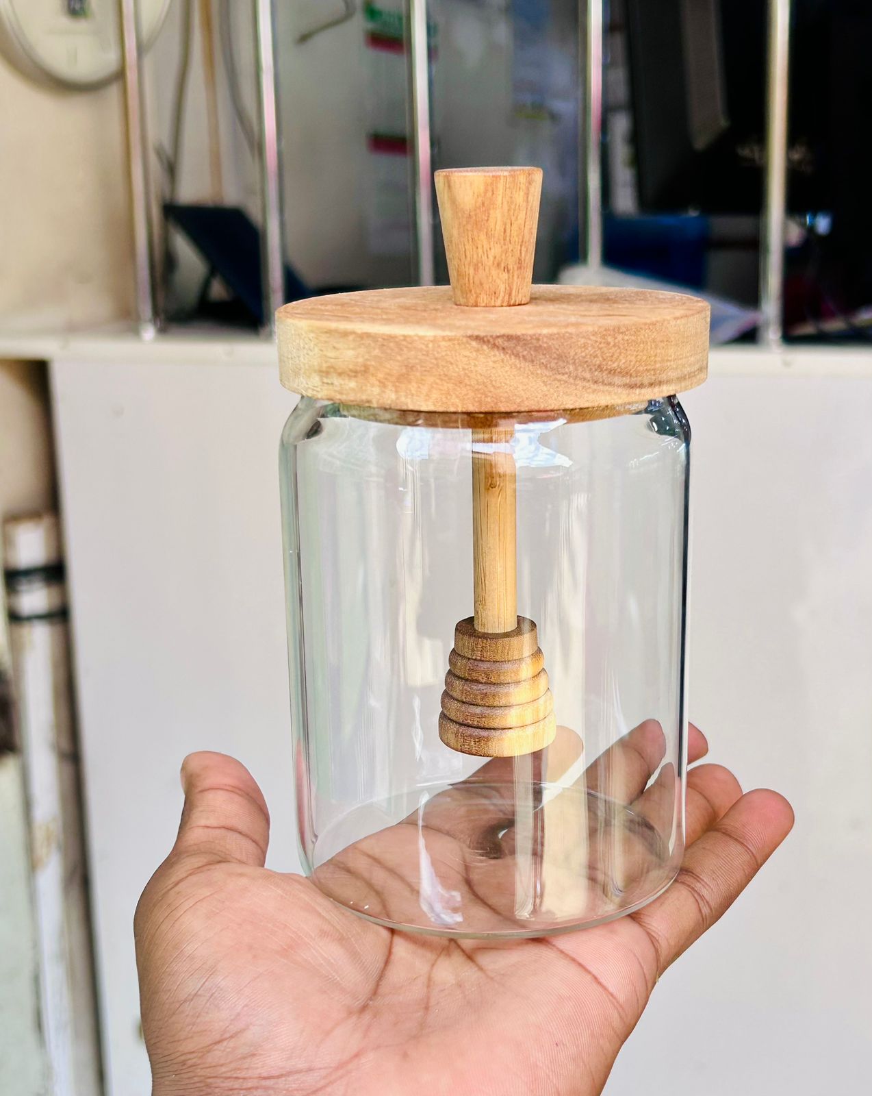 Acacia honey jar